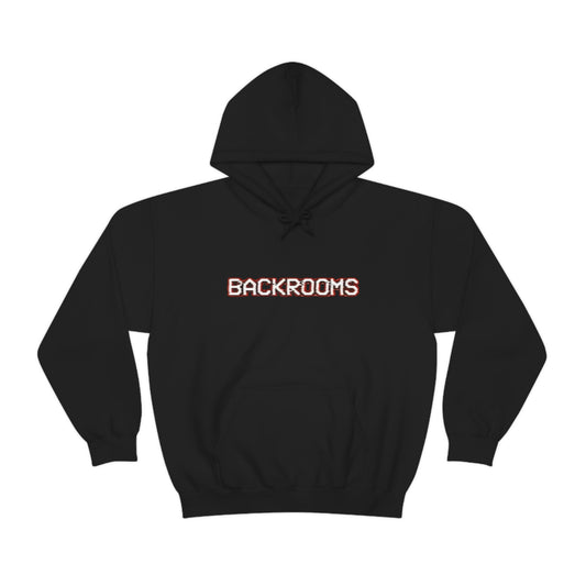"BACKROOMS" VHS Hooded Sweatshirt